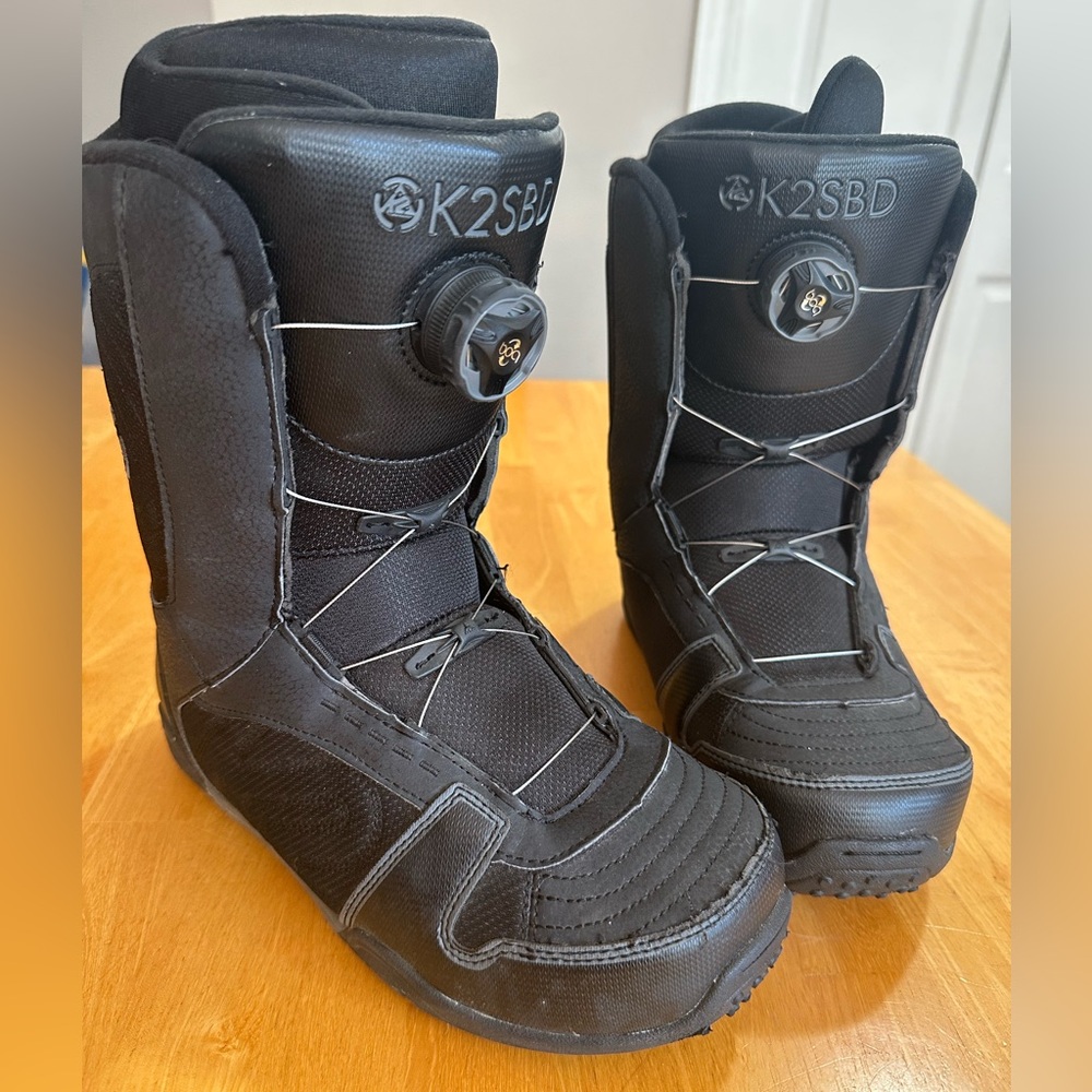 K2SBD Outlier BOA Black Snowboard Boots. Size 8 Men’s. ❣️